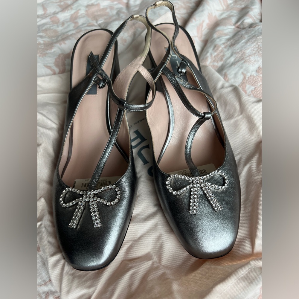SJP by Sarah Jessica Parker Women's Relic T-Strap Slingback Block heel.